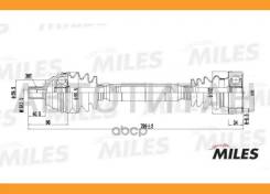 ������ R AUDI A3, Skoda Octavia II/III, VW Golf 5/6/7 03-20 (5-��. ����) Miles GC02002 GC02002 ����