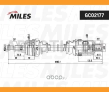 ������ R Hyundai Santa Fe 2.7 06-12 Miles GC02177 GC02177 ����