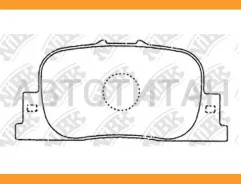 ������� ��������� Toyota Camry V20 2.2-3.0 96-01/V30 2.4-3.0 01- ������ PN1431 NIBK PN1431 PN1431 ����