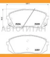 ������� ��������� ��������, �������� (D11230M) HY ix35 10-, ix55 08-, i40 11-; KI Sportage III 10-, Sportage II 04-10, Carens III 06-12; K281366Y ����