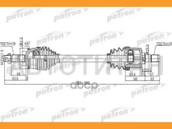 ������� �������� ���� ����� 25x652x52,5x25 ABS:48T Hyundai Solaris [SB] 11 - KIA RIO [DX] 11 - Patron PDS0504, ����� PDS0504 ����