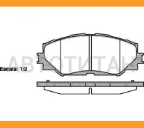 ������� ����. ���. Toyota Rav-4 11/05-/Corolla 09/06-/Auris 10/06- BPM123200, PCA123200, 0446512610, 0446502220, 0446542160, 446512610 123200 ����