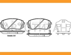 ������� �������� � Kia Carens 2.0CVVTi/2.0CRDi 06 1302 02 [581011DE00] 130202 ����