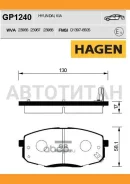 ������� ����. ���. Premium brake pads Hagen Hyundai i30 KIA Ceed/ Forte/ Cerato 09- GP1240 ����