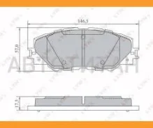 ������� �������� Toyota RAV4 III 05-, RAV4 IV 12-, Auris E15 GP2138 GP2138 ����
