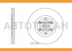 ���� ��������� �������� KIA Bongo II 2003- /Vent D261mm SD2008 SD2008 ����