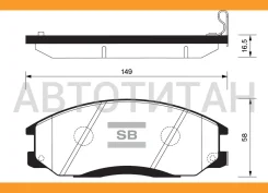 ������� ��������� Hyundai H-1/Santa FE/Trajet/Ssangyong Rexton 01- �������� SP1115 SP1115 ����