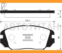 ������� ��������� Hyundai Sonata V(NF)/KIA Opirus 05- �������� SP1182 SP1182 ����