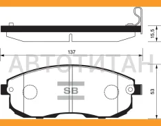 ������� ��������� Nissan JUKE/Maxima/Teana/Tiida/Suzuki SX4 �����. � ���. ������ SP1183 SP1183 ����