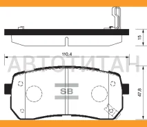 ������� ��������� Hyundai H1 02-/iX55 3.0 08-/KIA Carnival 06- ������ SP1192 SP1192 ����