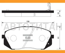 ������� ��������� �������� Kia Carens 2.0CVVTi/CRDi 06 SP1196 SP1196 ����