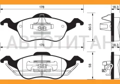 ������� ��������� FORD Focus 9805 �������� SP1259 SP1259 ����