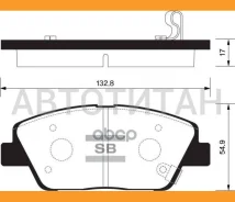 ������� ��������� �������� Hyundai Sonata V, KIA Optima 2.0/2.4/2.0CRDi 10 SP1397 SP1397 ����