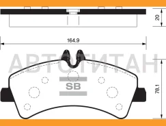 ������� ��������� Mercedes Sprinter (906)/Volkswagen Crafter 06 ������ SP1426 SP1426 ����