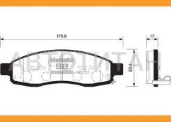������� ��������� �������� Infiniti QX 56 04-06, Nissan Armada/Titan 04-05 SP1455 SP1455 ����