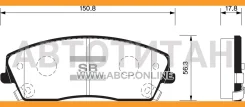 ������� �������� � Chrysler 300C 2.7/3.5 04, Dodge Charger 06-11 SP1507SNS GDB4140 [05142555AA] SP1507 ����