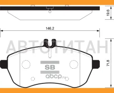 ������� ��������� Mercedes W204/X204 07- ������ SP1707 SP1707 ����