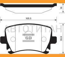������� ��������� �������� Audi A4/A6, VW Golf V, Skoda O�tavia 03 SP2099 SP2099 ����