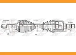 ������ � ����� FR LH FORD Transit 06- SAT FO5120A, �����/������ �������� FO5120A ����