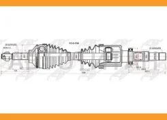 ������ � ����� FR RH FORD Transit 06- SAT FO5119A, ������ �������� FO5119A ����