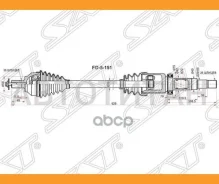 ��� ��������� ������ FORD C-MAX/Focus II 05-11 SAT FD5152 FD5152 ����