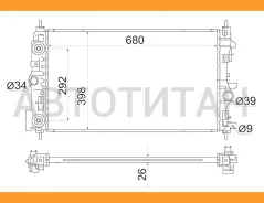 �������� Chevrolet Cruze 09-18 / Daewoo Lacetti 08-11 / Opel Astra 09-15 / Zafira 11-16 / Chevrolet SAT OP0006091 OP0006091 ����