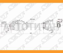 ������ � ����� FR LH LADA Largus 12- SAT RN59016, �����/������ �������� RN59016 ����