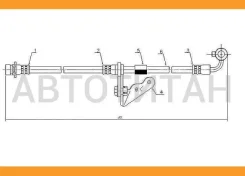 ����� ��������� �������� (�������) Honda Civic/Ferio/Domani/Orthia/ISUZ�U Jemeni 96- RH L=415, ������ ST01464S04V10 ����