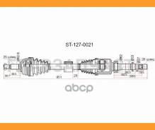 ������ � ����� ����� Renault Arkana/Duster 1,6 ���� ������ SAT ST1270021 ST1270021 ����