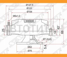���������� Toyota Markii, Supra, Crown 1G-FE 92- SAT ST1621070040 ST1621070040 ����