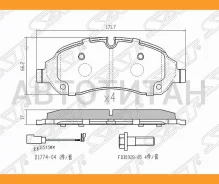 ������� ��������� (�������) Ford Transit 14-20 SAT ST1840479, �������� ST1840479 ����