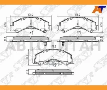 ������� ��������� (�������) Mazda Titan 00-07 / Toyota Dyna 99- / ToyoAce 99-20 SAT ST1K013323ZA, �������� ST1K013323ZA ����