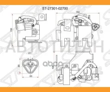 ������� ��������� Hyundai I10/KIA Picanto 04-11 SAT ST2730102700 ST2730102700 ����