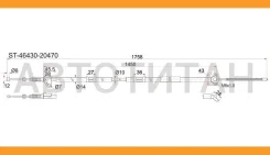 ���� ������� TY Caldina ET196, 92-02 -LH SAT ST4643020470, ����� ST4643020470 ����