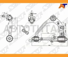 ����� ������� � �����. Toyota Hiace/Regiusace 05- 2WD LH SAT ST4806729215, ����� ST4806729215 ����