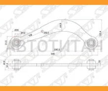 ���� ���������� ������� ������ 4WD Toyota Corolla/RUNX/Spacio/Fielder 00-08/Sienta/Voltz/WISH 03- SAT ST4877020010 ST4877020010 ����