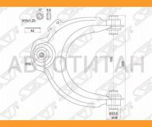 ����� �������� ������� Honda Accord 02-LH SAT ST51460SDA023, ����� ST51460SDA023 ����