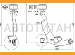 ����� ������ � �����. Nissan Teana 03-08 LH SAT ST545019W20C, ����� ST545019W20C ����