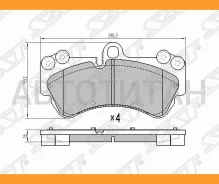 ������� ��������� (�������) Volkswagen Touareg 02-10 SAT ST7L0698151Q, �������� ST7L0698151Q ����