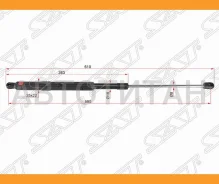 ����������� ������ Mercedes-Benz M-Class 05-11 (������=�����) SAT STA1648800029, �����/������ STA1648800029 ����