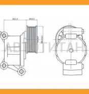 ���������� ���������� ����� FORD Focus II/C-MAX 1,8-2,0 03-/Mazda 3/5 1,8-2,0 05-/Volvo 1,8-2,0 04- SAT STLF5015980 STLF5015980 ����