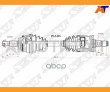 ������ � ����� FR Toyota Fortuner GGN155 165 GUN15# 16# 15-/Hilux GGN1 GUN1 SAT TO5265, ������ �������� TO5265 ����