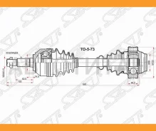������ � ����� FR VAG Touareg 03-10/AUDI Q7, ������ �������� VW573 ����