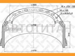 ����. ������� 410x160/167 H=213 d=298/335 n10x23 Omn MAN SL/NG/NLSG 3054210401 Stellox 8500013SX 8500013SX ����
