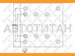 �������� ����. � ����.1-��� 8��. ��. ���.19487/19495 18. �3-13. �1(410x183)(8x18)MAN, �Shacman 19487, 19495, 81502216098, 81502216113 8501010SX ����