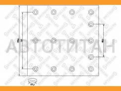 �������� ����. � �������. STD 8��. 19938 18.2-13.5 (410x175)(93683/L8 112) Volvo FL7 Stellox 8501098SX 8501098SX ����