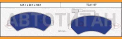 ������� ��������� �������� �������� Citroen Jumper 06-/ Peugeot Boxer 06-/ FIAT Ducato 07- Tatsumi TCA1197 TCA1197 ����