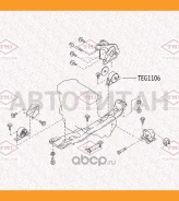 ����� ��������� ������ Nissan Almera 06- Tatsumi TEG1106 TEG1106 ����