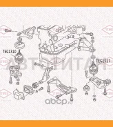 ����� ��������� ������ (��������������) AUDI A4/A6 95- TEG1310 ����