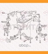 ����� ��������� (��������������) | ��� | AUDI A4/A6 95- VW Passat 96- Tatsumi TEG1317 TEG1317 ����